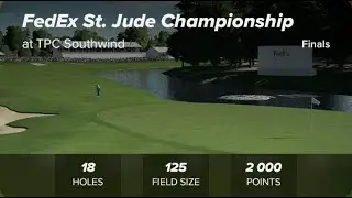 PGA Tour 2K23 - FedEx St. Jude Championship.  Opponent: Lexi Thompson