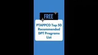 Free PTAPPCO Top 50 DPT Programs Download!