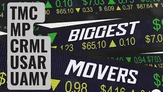 TMC, MP, CRML, USAR & UAMY: on Trump's Stockpile Tailwind?