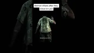 Batman Villians after they killed him | #shorts #batman #arkhamknight #riddler #joker #penguin