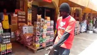 Awesome dancing skills from Alhaji at the Yum-mie Madina Market Storm