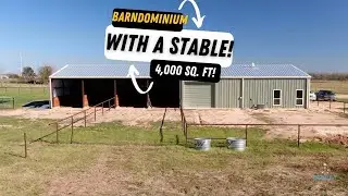 4,000 Sq. Ft. Barndominium With a Stable | Build Cost and Walkthrough