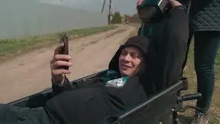 Тест самоходной аккумуляторной тележки Greenworks Commercial 82GC, 82V (арт 7400607)