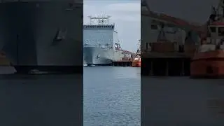 ROYAL NAVY SHIPS IN FALMOUTH AND VIEW OF HISTORIC HARBOUR.
