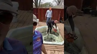 How do you take a spa out