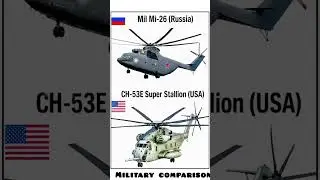 Mil Mi-26 vs CH-53E Super Stallion - Heavy Lift Helicopter Showdown! 💪🚁 Russia vs USA #comparison