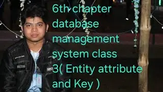 6th chapter database management system class 3 (Entity attribute and key)