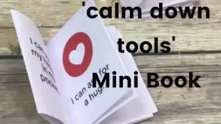 Calm Down Tools Mini Book
