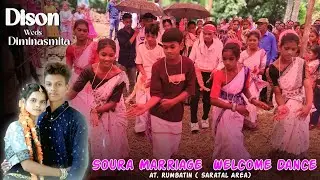 Dison Weds Diminasmita | Marriage Welcome Dance | At Rumbatin | Soura Marriage Video 2025#souravideo
