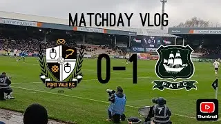 TOLAJ RETURNS AND SCORES! port vale v plymouth argyle matchday vlog 
