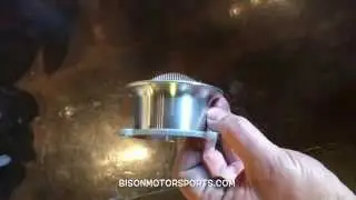 Bison Motorsports Short Velocity Stack For Harley CV or S&S Carbs
