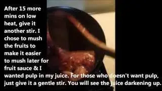 HEALTHY Homemade Fruit Sauce & Juice (Strawberries, Blueberries, Pear, Apple, Orange, Honey)