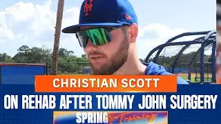 Mets righthander Christian Scott comments on progress after having Tommy John surgery | SNY