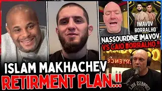 ISLAM MAKHACHEV Reveals RETIREMENT Plan?! | Imavov vs Borralho FIGHT SET | MMA News
