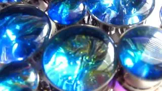 Aurora Borealis Blue Iridescent Plugs