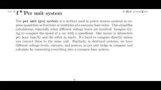 Fault level calculation :Part 1