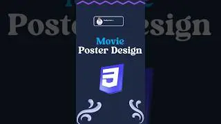 Movie Poster Design || source code available || how to create Card  using html css | 