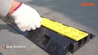 VEVOR 3 PCs Cable Protector Ramp - Ultimate Wire Safety for Events & Construction!