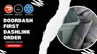 MY FIRST DASHLINK ORDER - DoorDash Ride Along