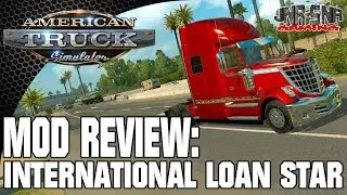 AMERICAN TRUCK SIMULATOR MOD REVIEW | International Lone Star v 2.0 | ATS MOD REVIEW