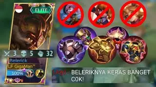 MUSUH PICK COUNTER BELERICK⁉️COUNTER BALIK PAKE BUILD INI‼️BELERICK BEST BUILD 2023 | MLBB✓
