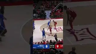 BYU&rsquo;s Richie Saunders Double Double w/14 Rebounds?! #basketball #shorts