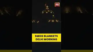 Delhi Smog Chokes Capital, Visibility Drops Near Akshardham
