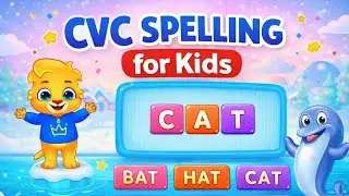 CVC Spelling for Kids | Build 3 Letter Words | Fun Phonics Learning | LUCAS & FRIEND | BrainyKids TV