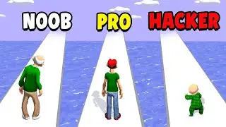 NOOB vs PRO vs HACKER ​in Run of life