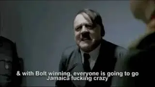 Usain Bolt Breaks 100m World Record and Hitler Reacts FUNNY