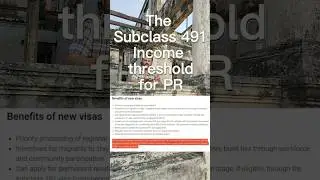 Shocking Truth‼️ No Income Requirement for Regional 491 to 191 PR #491visa #ausvisa #australia