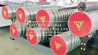 Линия по производству плоского каната из ПП-шпагата, экструдера для производства рафии