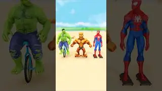 Tung Tung Tung Sahur Spider-man And Hulk Funny Moments #funny #animation #scaryteacher3d