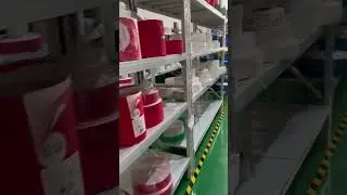 Different kinds of tamper proof tapes and labels on the shelves #tamperproof #tamperlabel #tapelabel