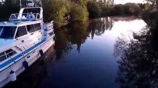 Cheerson CX-20 Big Fly Shark Version - An Evening Flight Along The Moorings ( Drone Video )