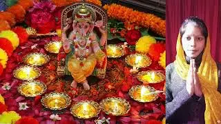 Ganpati Khade Mandir 🛕 mein hanse man🤗 man 🙏🪔#Ganpati bhajan @GanpatiBappaMorya2 