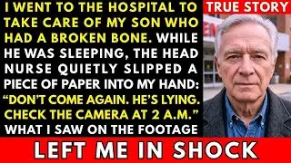 At The Hospital For My Son's Broken Bone, A Nurse Slipped Me A Note： &ldquo;&hellip; Check The Camera&rdquo; True