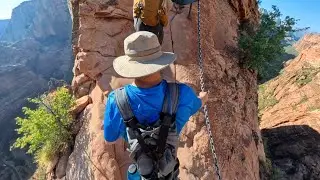 Ascending Angel Landing, Zion National Park 5JUL2025