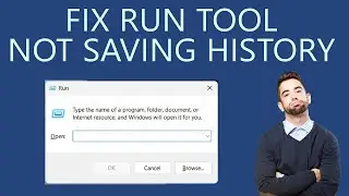 How to Fix Run command doesn't save history In Windows 10/11?