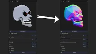 Create Normal Map from Images in Godot 4.4