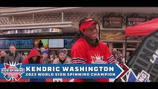2023 World Sign Spinning Champion Kendric Washington!