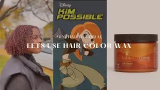 Hair color wax + As I am+ Amazon purchase #naturalhairstyles #haircolor #temporaryhaircolor