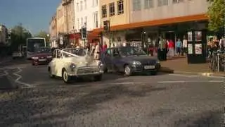 Morris Minor Taunton Wedding
