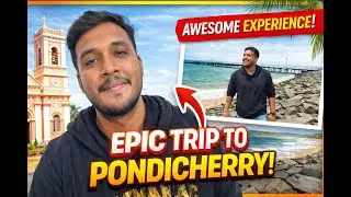 Pondicherry Travel Vlog | Best Beaches, Boating Experience & Things To Do💕#pondicherry #vlog #travel