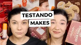 TESTANDO MAQUIAGENS PRA COMEÇAR O ANO DE 2026!