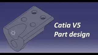 Catia V5. Part design (Boolean operation)