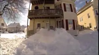 Boston Blizzard challenge 2015 EPIC highest jump from multi-storeyed buliding || mayor