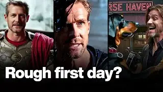 First day on the new job (AI comedy short with bloopers)