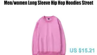 Fashion Cotton Men/women Long Sleeve Hip Hop Hoodies_hofago.com