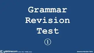YDS/YÖKDİL/YDT için Dil Bilgisi (Gramer) Çalışmaları -13- Grammar Revision Test 01 / Part 02
